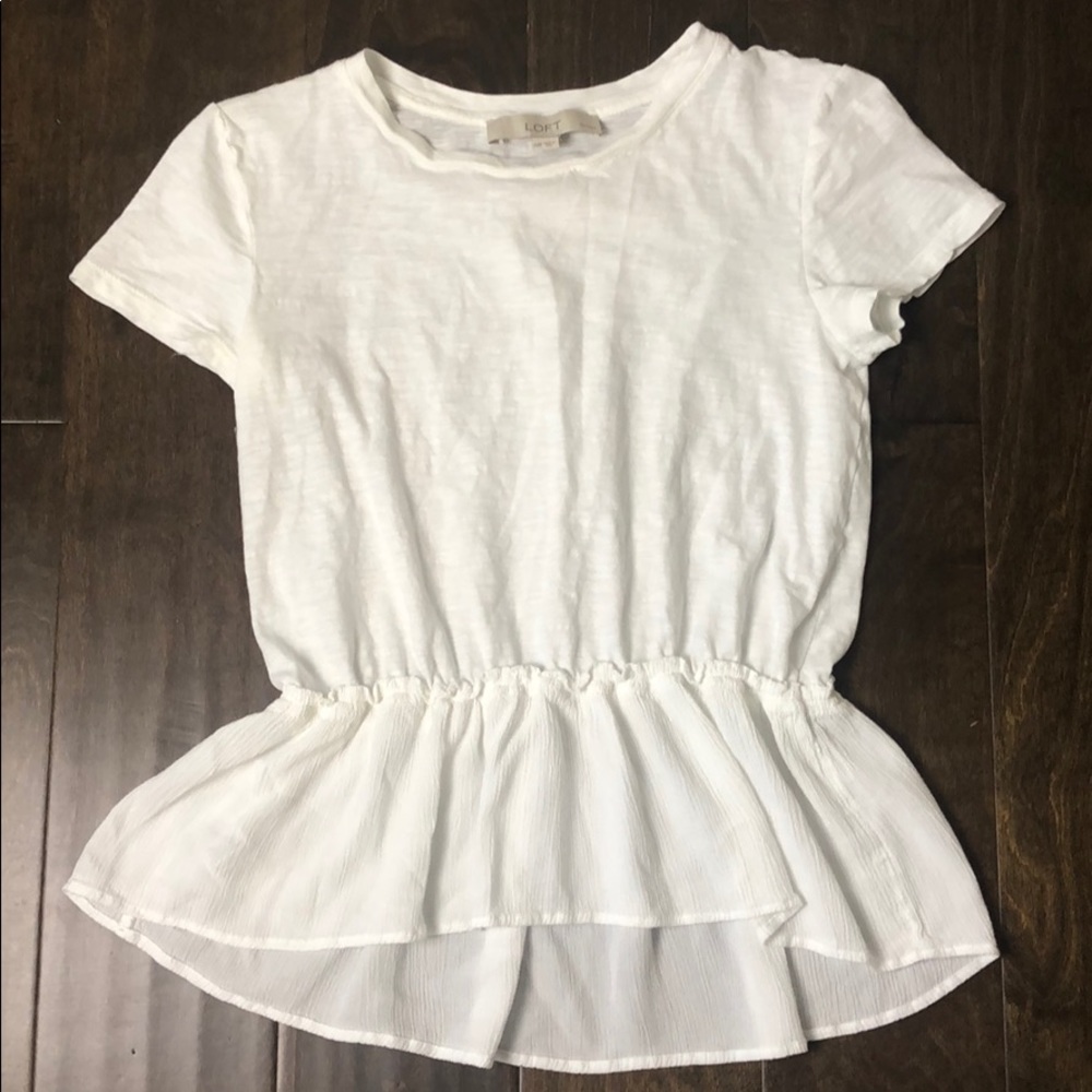 LOFT white T-shirt